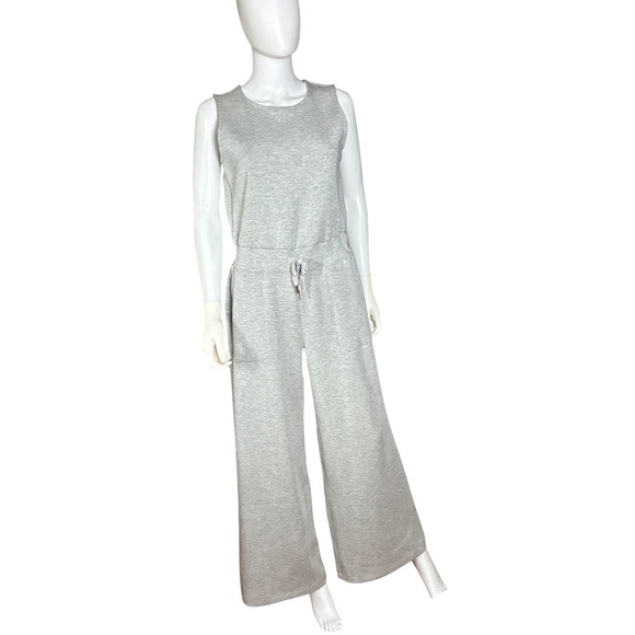 SPANX AirEssentials Wide-Leg Jumpsuit Gray Size M | Never Worn - Picture 1 of 4